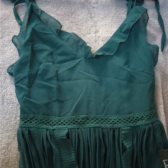 Lulus Green Sleeveless Cocktail-length Dress - XXS NWT - Picture 7 of 12